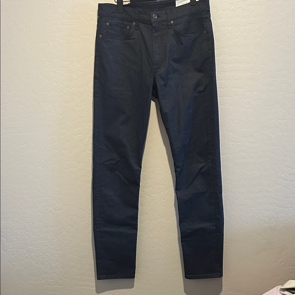 rag & bone Women's Deep Navy Straight Jeans